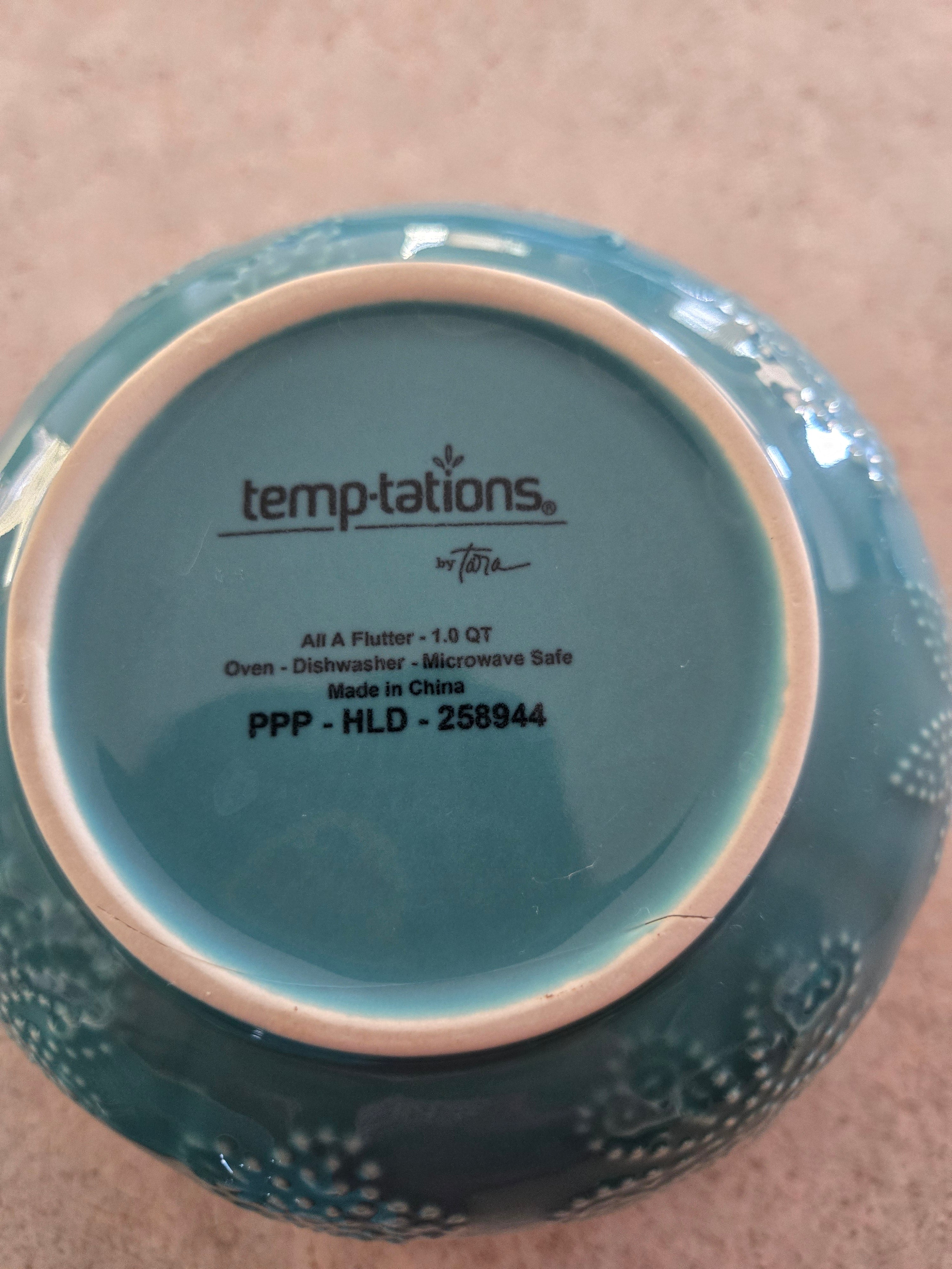 Ceramic Bowls (set of two) by Temptations