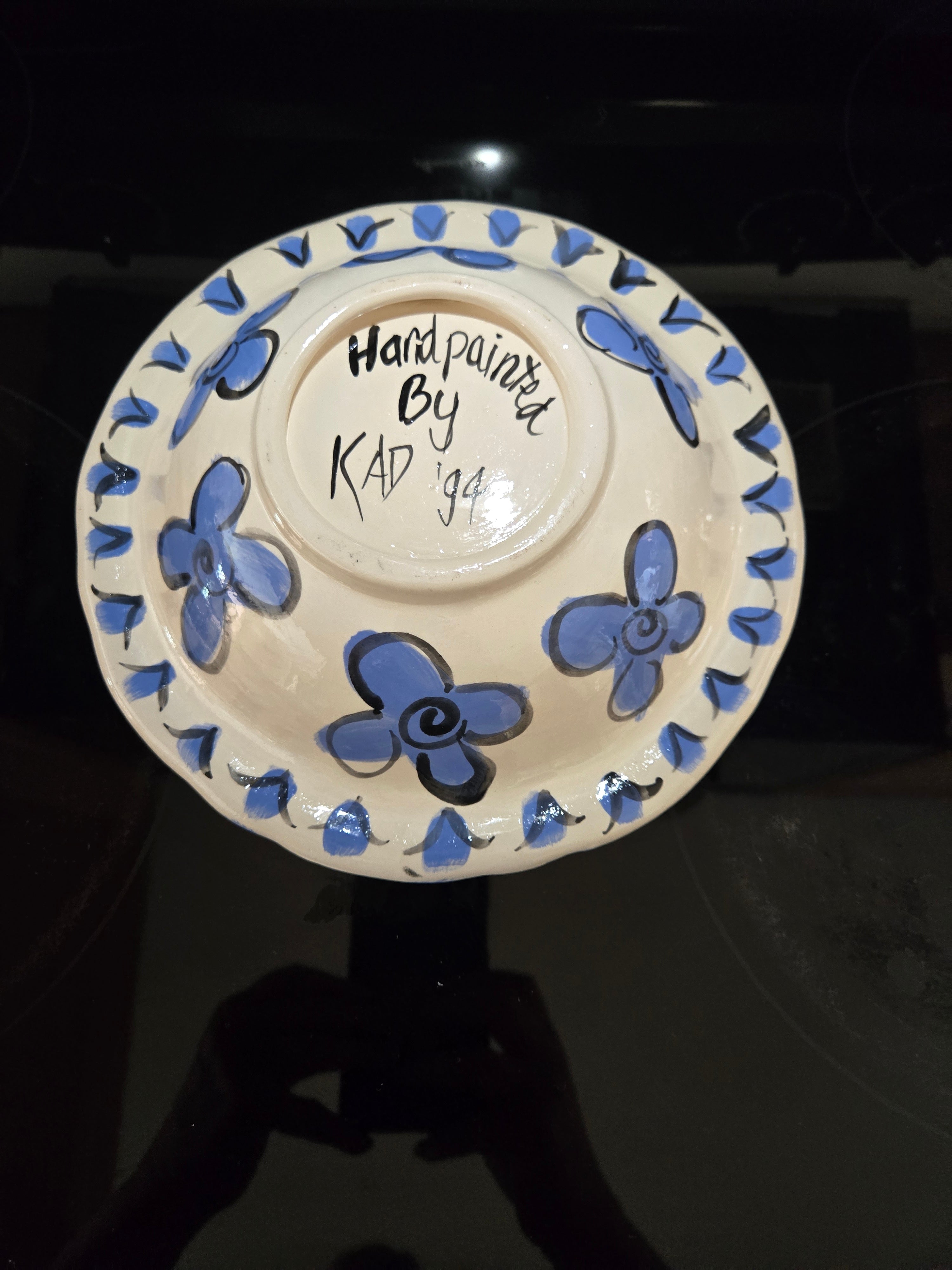 Handpainted "one of a kind" Serving Bowl