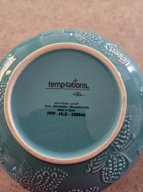 Ceramic Bowls (set of two) by Temptations