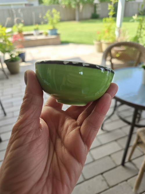 Small pottery bowl