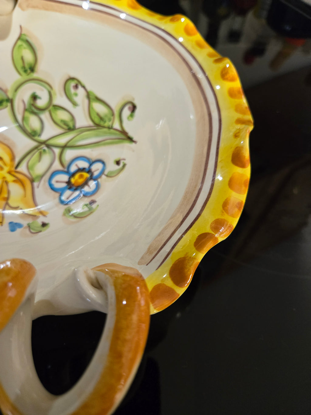 Italian Majolica Pasta Bowl